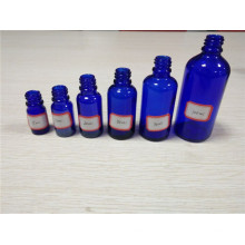 5 ml, 10 ml, 20 ml, 30 ml, 50 ml, 100 ml botella de aceite esencial de cristal líquido color azul (klc-1)